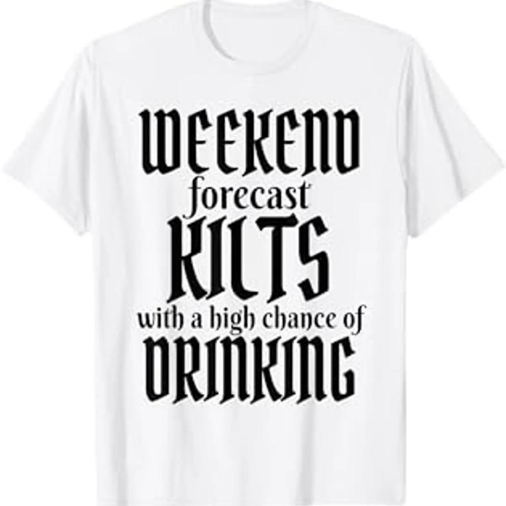 Kilt Funny Highland Games T Shirt Vintage Versatile Unisex Streetwear Designer Clothes Stylish Soft