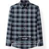 Romon Men's All-Cotton Plaid Flannel Long-Sleeve Shirt