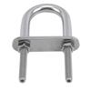 Marine U-bolt Yacht Accessories 304 Stainless Steel Boat Hardware U-bolt Screw Pads Screw with Nut Bow Stern Eye Rope Rigging