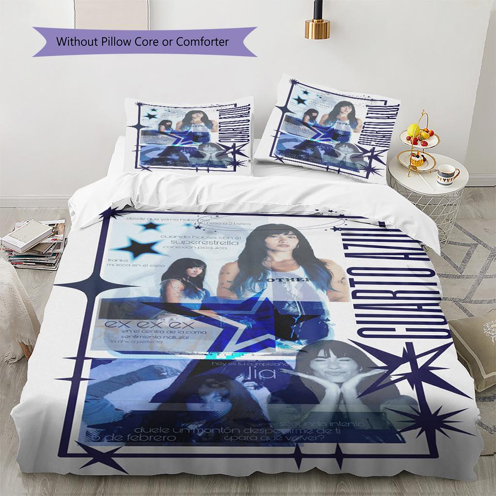 Aitana Pattern Bedding,Quilt Set Quilt Cover Pillowcase Home Birthday Gift (1 * duvet cover + 2 * pillowcase, without core)