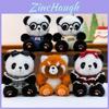 Panda Soft Plush Toy With Cartoon Style And Pp Cotton Filling For Collectors