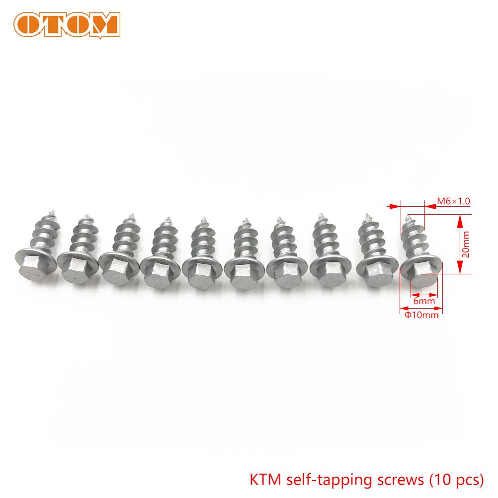 For KTM Fairing Screws Motorcycle Bolt Kit M6 M8 Shock Absorbing Guard Plate Brake Disc Screw EXC XC SX Adventure Fastener Kit