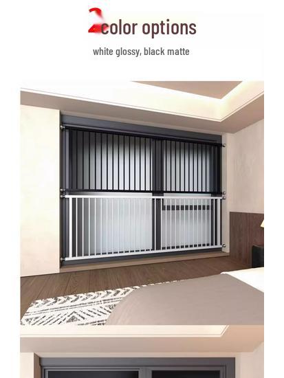 Indoor No-Drill Child Safety Window Bar for Balcony, Bay Window, and Anti-Theft Protection