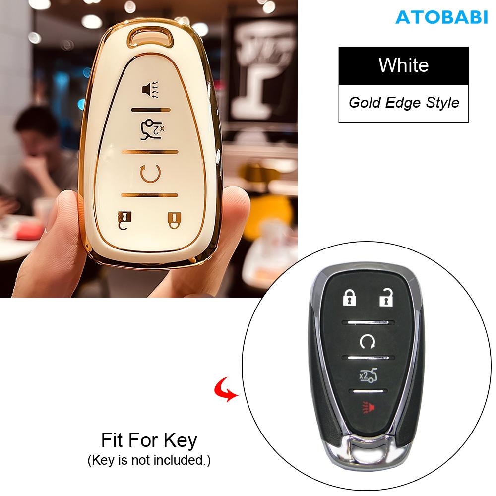 Tpu Car Key Case Remote Fobs Cover Keychain For Chevrolet Camaro Cruze Xl8 Malibu Equinox Blazer Trailblazer Auto Accessory
