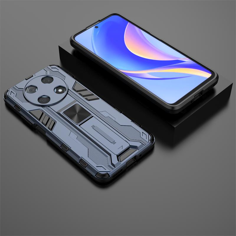 For Hauwei Nova Y90 Case Camera Protect Car Magnetic Stand Phone Case For Huawei Nova Y90 Y 90 90Y Armor Shockproof Back Cover