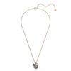 SwarovSki Women S Black roSe Gold Tone Necklace 5764882