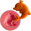 DIY Dolphin Flip Sugar Cake, Liquid Silicone Mold, Baked Chocolate Cake Mold, Sugar Flip Tool