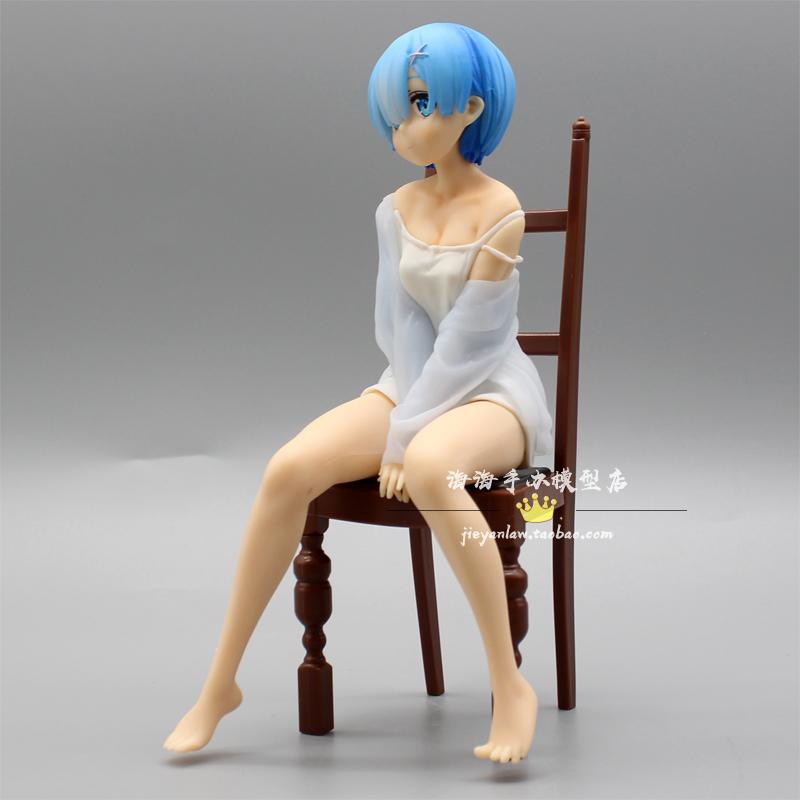 Anime Cute Figure Re:Life In A Different World From Zero Ram Rem PVC Action Figure Collection Desktop Car Case Model Toys Doll