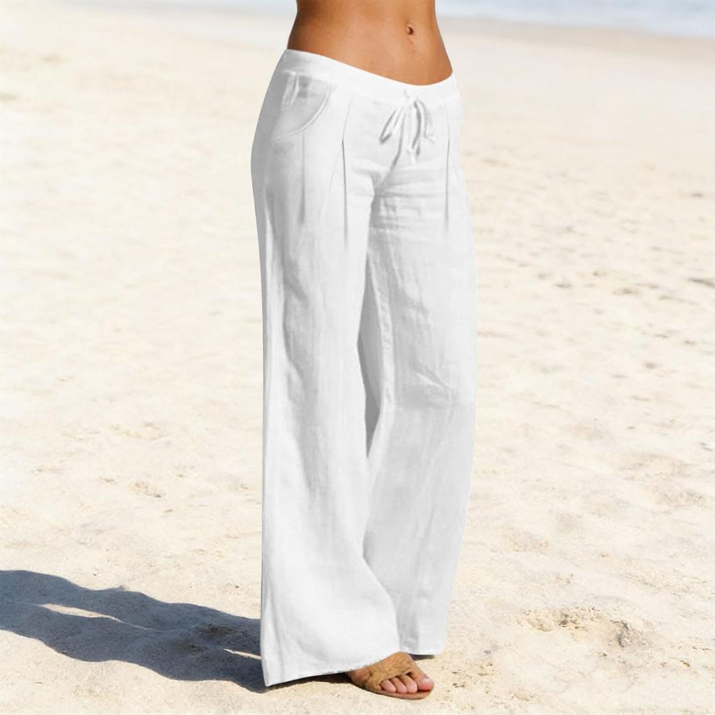 Women's Casual Loose Pants Straight Wide Leg Pants Casual Pants