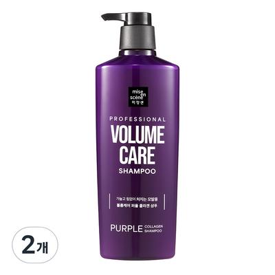 Mise-en-scène Shampoo Cura Volume Colagene Viola Fragranza Floreale Fruttata, 680ml, 2 unità