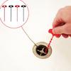 Pack Of 4 Drain Hair Remover Tool Effective Bathroom Sink Cleaner For Shower Tub Clog Removal Plastic Unclogging Tool