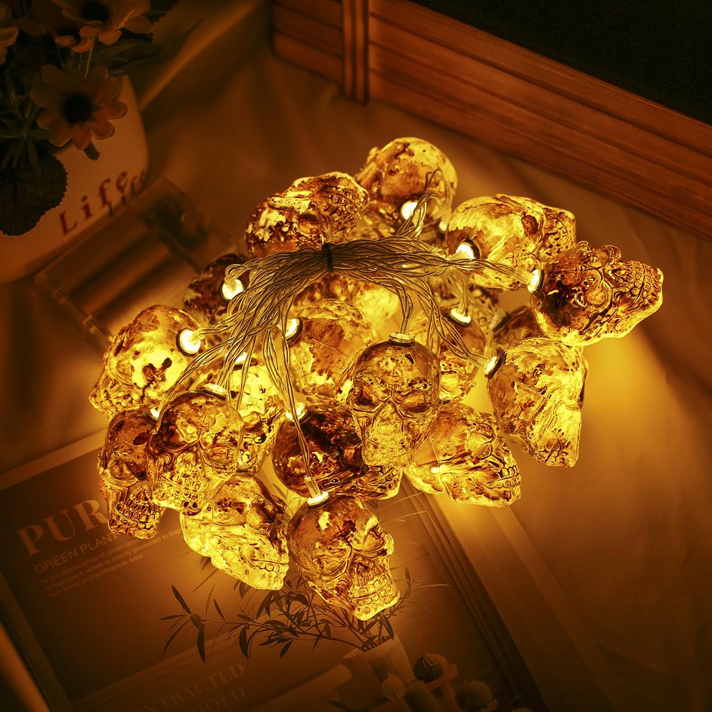 Halloween String Lights Holiday Decorative Lights String Lamp Atmosphere Halloween Decoration Light
