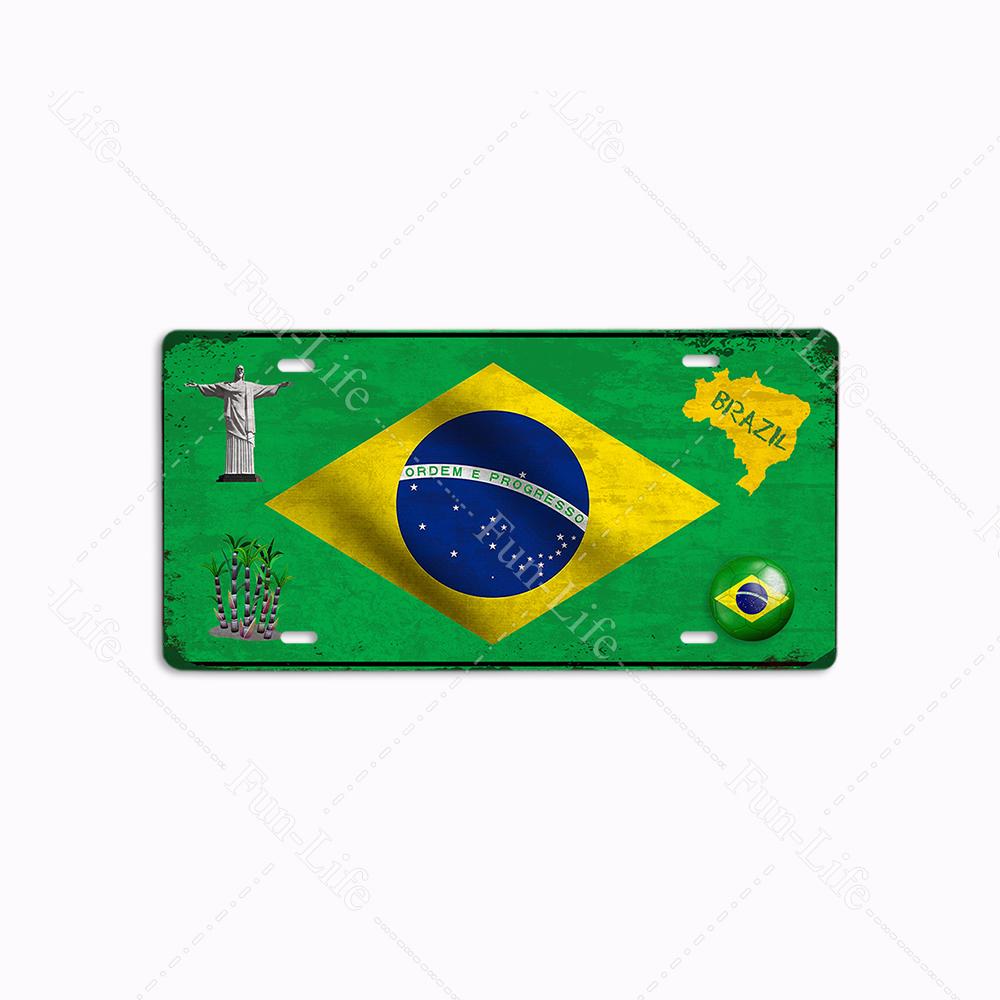 Retro City Metal Sign Plaque Metal Vintage Plate Tin Sign Wall Decor for Home/Art/ Pub/Bar/Wall Decoration 15x30cm