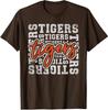 Vintage Design Tigers School Sports Name Retro Unisex T-Shirt