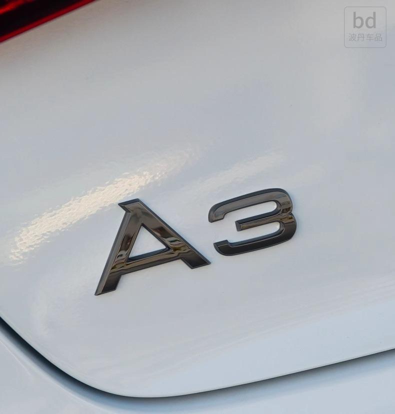 Car Trunk Sticker 3D ABS Glossy Black 2.0 2.5 3.0 4.0 5.0TDI 30 35 40 45 50 55 TDI For  Audi A1 A3 A4 A5 A6 A7 A8 Q2 Q3 Q5 Q7 TT