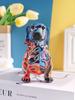 Watercolor Dachshund Sculpture, Resin Animal Figurine, Home Decorative Accessories for Bedroom, Living Room, and Study