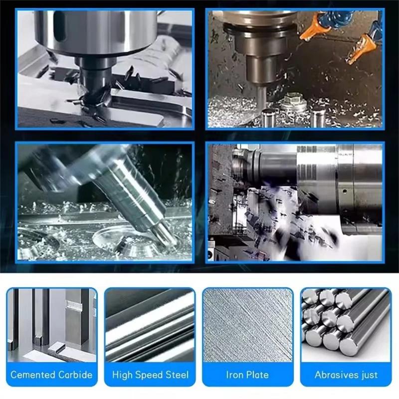 1 Set 1/1.5/2/2.5/3/4/5 Center Drill Bits Set,60-Degree Angle Center Drill Bits Kit Countersink Tools For Lathe Metalworking