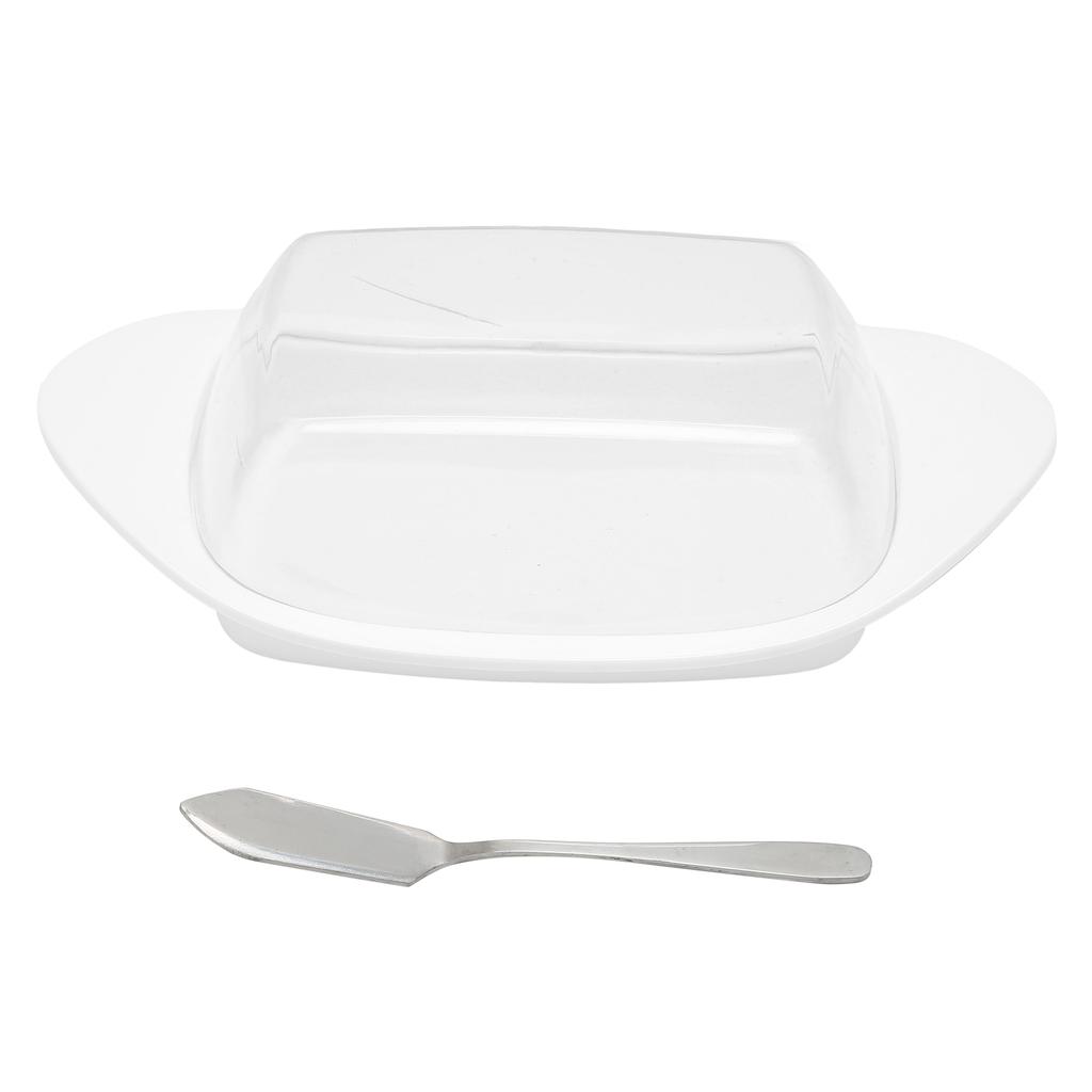 BoatShaped   Dish with Lid Food Grade PP   Cutting Box for Chess Home Kitchen(Red )