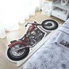 Home bedroom carpet irregular motorbike shape carpet fashion personality lambswool bedroom non-slip carpet