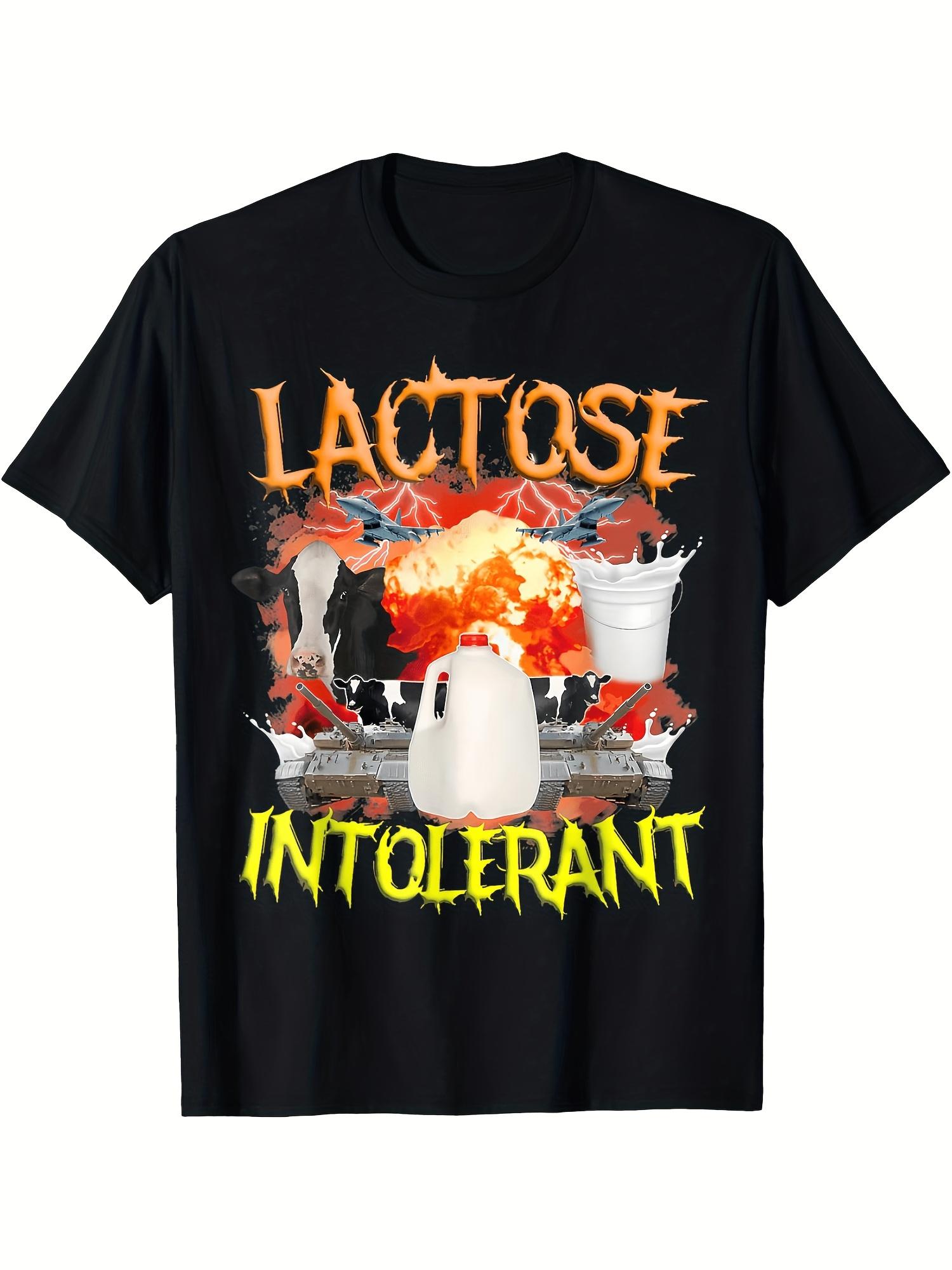 Men s T-Shirt Y2K Lactose Intolerant S