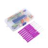 16 Different Sizes Sewing Tool Crochet Hook Needles Stitches Craft Set Tool(Purple)