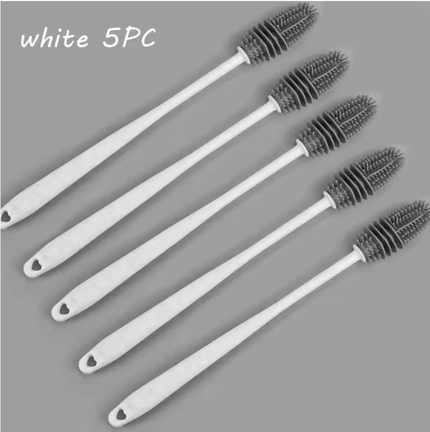 Silicone Cup Brush Cup Washing No Deadend Long Handled Silicone Cleaning Brush Household Multifunctional Cleaning Tools