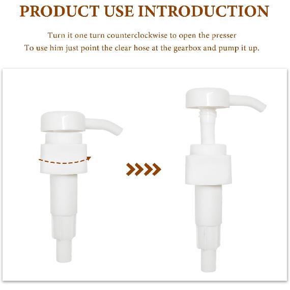 4 CC Fluid Pump for Quart Bottles, Automotive Quart Bottle Hand Pump with Flexible Tube, Fluid Pump Transfer Gear Oil Transmission and Differential