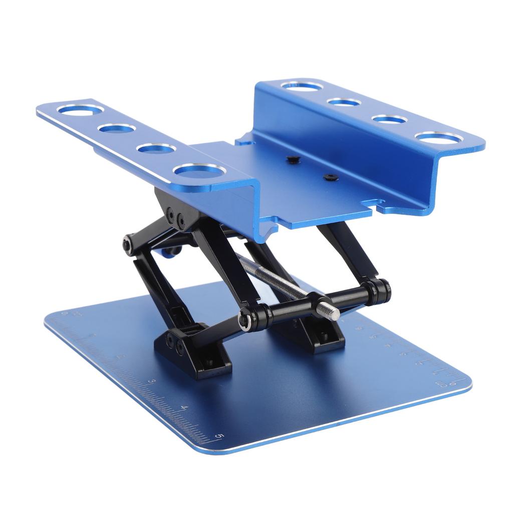 RC Car Work Stand Simulation Metal RC Repair Workstation Support Elevating Rotatable for 1:8 and 1:10 RC Car