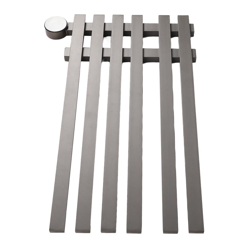 Heated Towel Rack Wall Mounted Electric Towel Warmer Rack with Timer Digital Display 4 Temperature