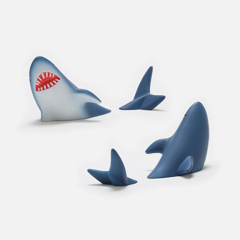 Marine Life Refrigerator Stickers Shark Dolphin Magnetic Refrigerator Decoration Resin Personality Creative Decoration Gift Toys
