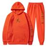 Mens Sportswear Set Hooded Fleece Sweatshirt Pants Casual Outfit Fall