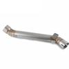 Motorcycle Exhaust Muffler Engine Middle Link Slip On Round Pipe For Kawasaki ZX10R ZX 10R 2011 2012 2013 2014 2015 2016 2017