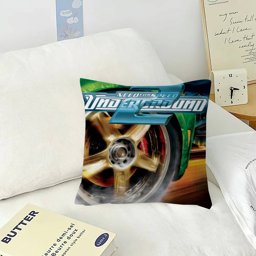 Rally N-n-need For Speed   Personalized Pillow Dust Cover Bedroom Kids Party Decoration Pillowcase Birthday Children Gift