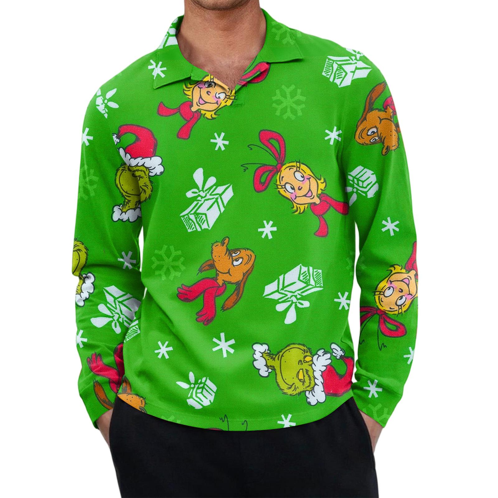 

Men s Casual Retro Small V-neck Long-sleeved Top XL