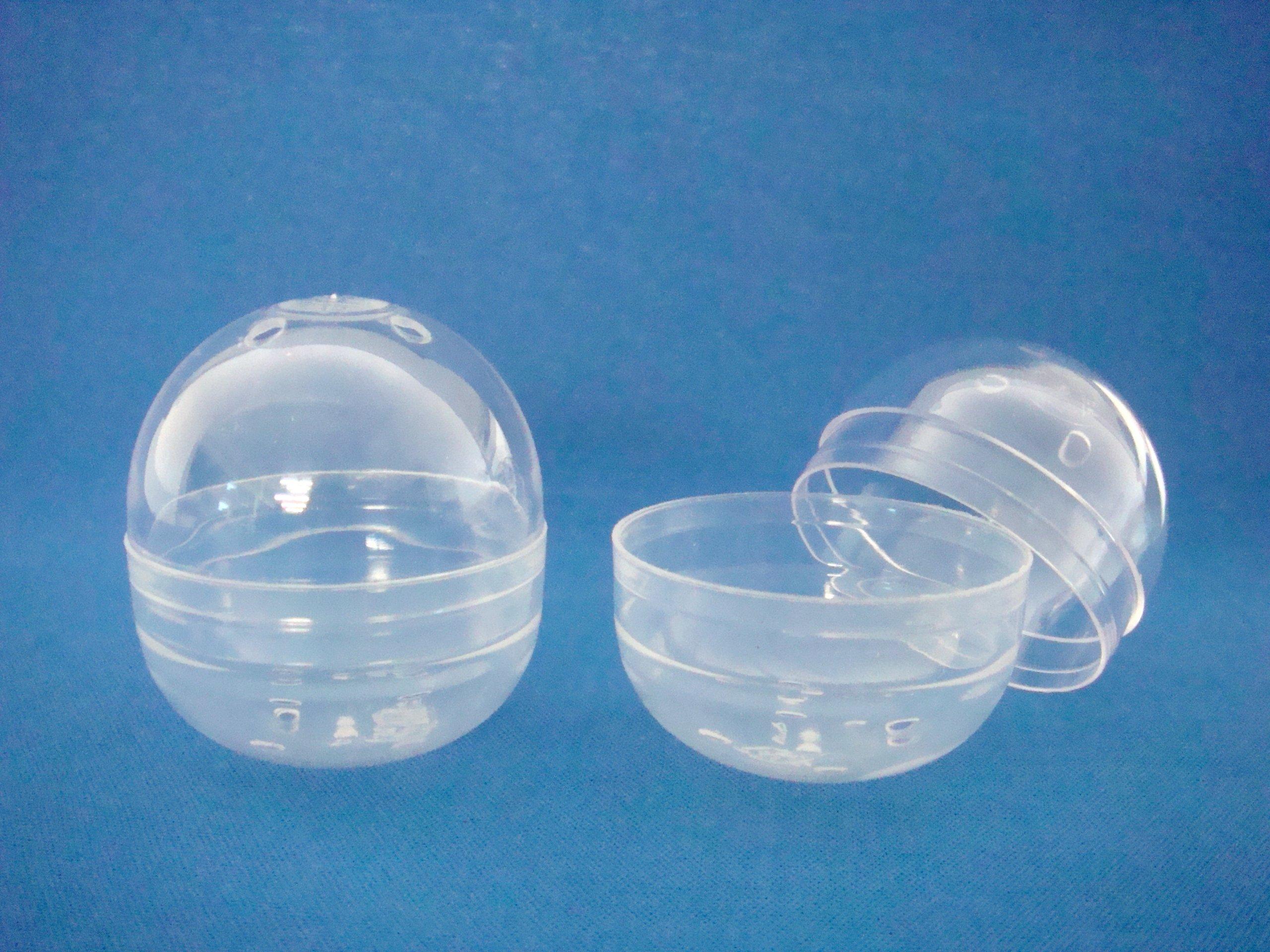 48mm Empty Gachapon Made in Milky 100 pieces A-Muse Capsules, Capsules, Japan, White,