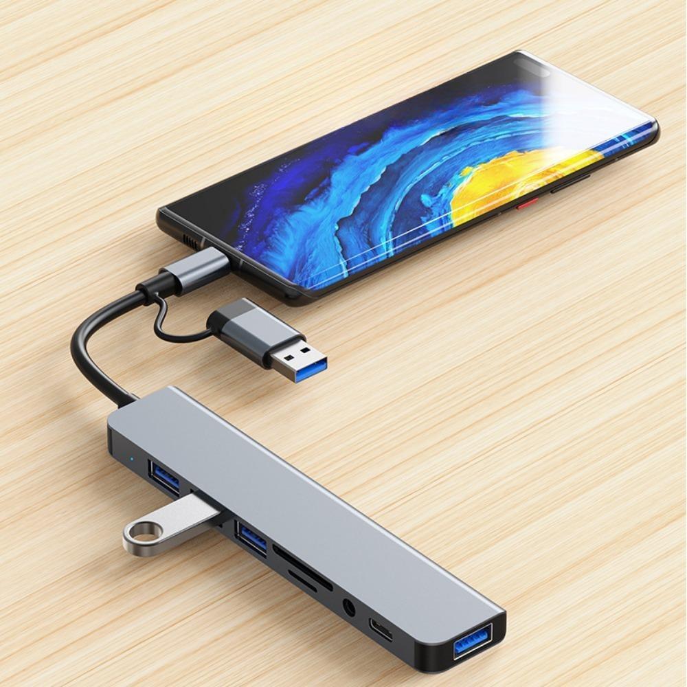 USB type C docking station hub seven eight in one laptop tablet phone converter USB hub