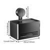 Suction Cup Tissue Holder Wall Mounted Tissue Box Paper Roll Dispenser Toilet Roll Paper Holder Box Easy To Install