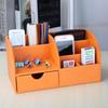 Schreibtisch-Organizer – multifunktionale Schreibtisch-Stifthalter-Aufbewahrungsbox aus Leder – Visitenkarten-/Stift-/Bleistift-/Handy-/Schreibwarenhalter