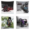 Stunt Sports Cartoon Pattern Soft Polyester Pillow Case for Sofa Home Car Decoration Pillowcase