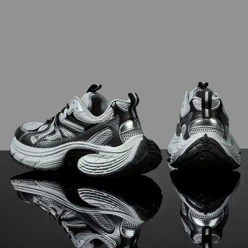 Scarpe da ginnastica casual leopardate da donna con plateau e rialzo, verde chiaro, trainer sportivi krasofka class sapatenes