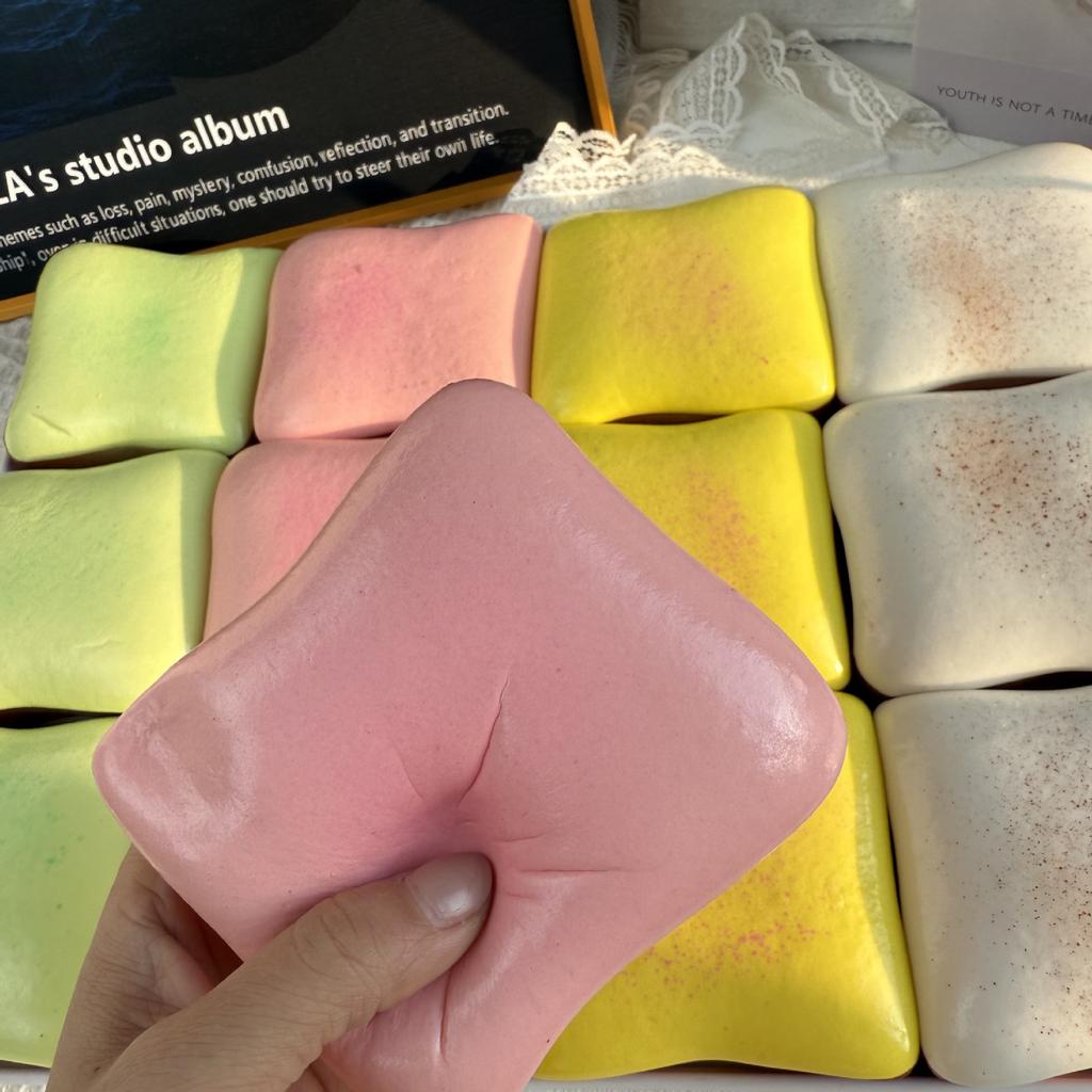 Butter Squishy Toy, Slow Rising Squishy Butter Squeeze Sensory Toy for Adults To Alleviate Anxiety and Reduce Stress
