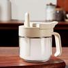Seasoning Containers Airtight Glass Organizer With Spoon Condiment Containers With Lid For Kitchen Countertop Pantry Cabinet