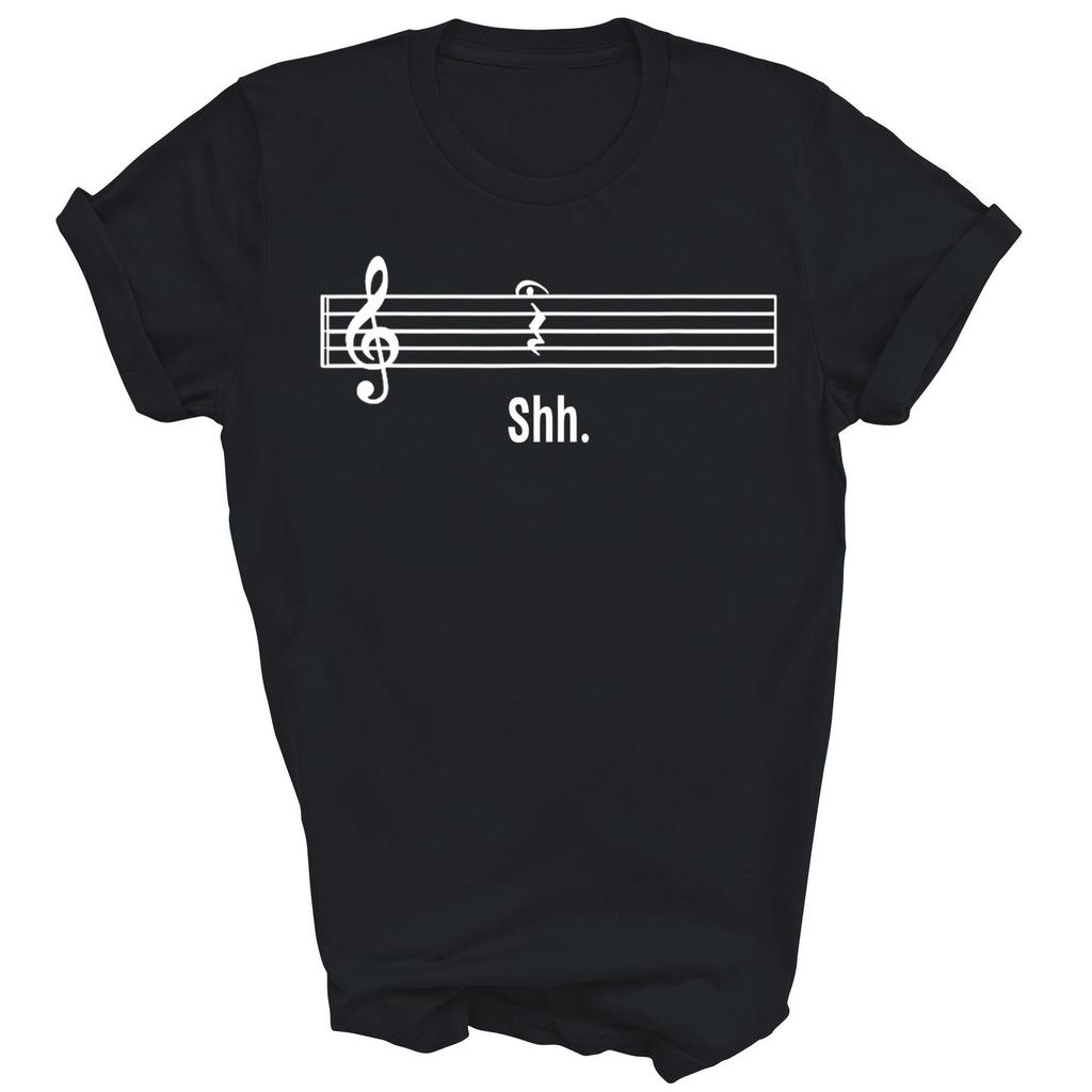 Music Shh Music Note Funny Unisex Shirt Gift