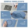 Shower Drain Hair Catcher Drain Cover Anti Clog Tub Strainer Trap soft silicone anti clogging drain cover for home bathroom