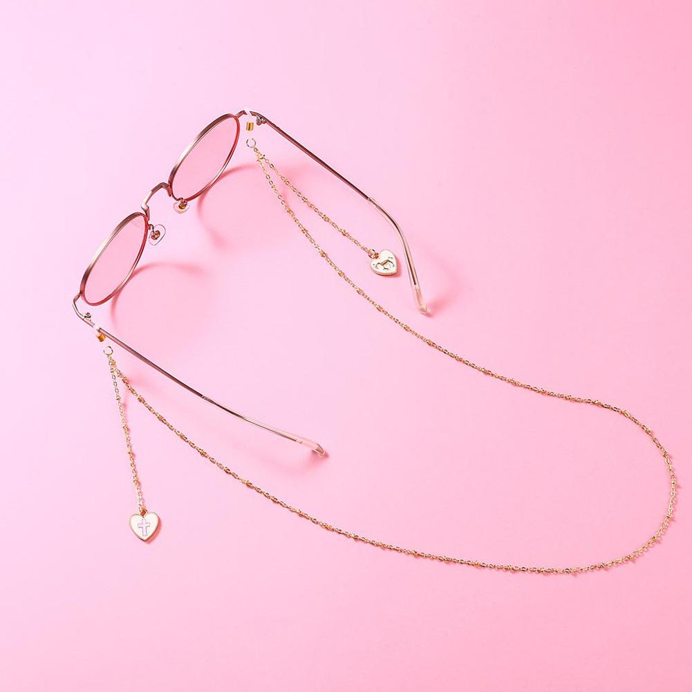 Metal Loving Heart Eyeglass Chain for Women Glasses Accessories