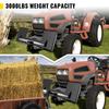 Universelle Kompaktlader-Anbauplatte 1/4" Dicke Kompaktlader-Plattenanbau 3000 lbs Tragfähigkeit Schnellwechsel-Anbauplatte Stahladapter Lader Einfach zu