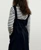 Anout Wool Suspender Dress - Navy