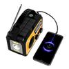 AM/FM/WB NOAA Emergency Weather Radio 16000mAh Bluetooth Speaker Hand Crank/Solar/Type-C Charging Survival Radio LED Flashlight
