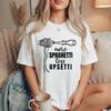More Spaghetti Less Upsetti T-Shirt: Funny Graphic Tee. Unisex T-shirt