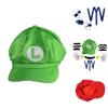 Official Mario Character Adult Octagon Sunhat Baseball Cap And Accessory Set